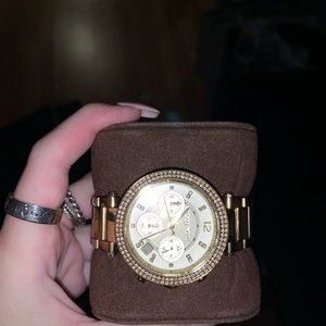 Gold Michael Kors watch